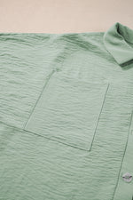 Load image into Gallery viewer, Spinach Green Half Button Collared Loose Romper
