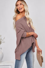 Load image into Gallery viewer, Casual Waffle Knit Eyelet Long Sleeve Blouse - Fashion Queen -  3
