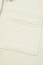 Load image into Gallery viewer, Beige Pure Color Patch Pocket Shirt - Fashion Queen -  12

