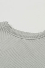 Load image into Gallery viewer, White Ultra Loose Textured 2pcs Slouchy Outfit - Fashion Queen
