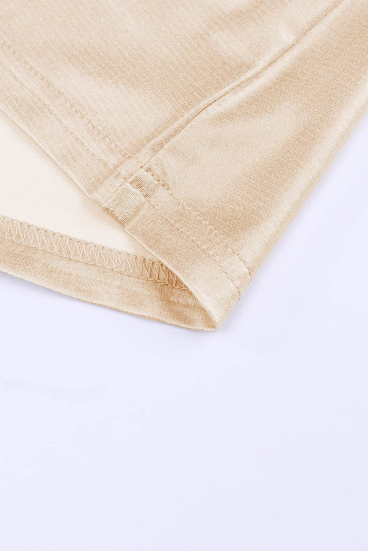 Apricot Chest Pocket Loose Fit T Shirt - Fashion Queen -  18