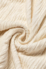 Load image into Gallery viewer, Apricot Crinkle Textured V Neck Flutter Sleeve Top - Fashion Queen -  10
