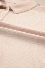 Load image into Gallery viewer, Apricot Half Button Collared Loose Romper - Fashion Queen -  11
