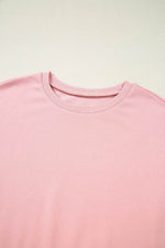 Load image into Gallery viewer, Apricot Pink Half Sleeve T-Shirt &amp; Cargo Sweatpants Set - Fashion Queen -  15
