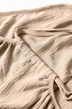 Load image into Gallery viewer, Apricot Spaghetti Straps Waist Tie Wide Leg Jumpsuit with Pockets - Fashion Queen -  7
