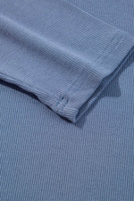 Load image into Gallery viewer, Ashleigh Blue Solid Color Rib Knit Open Front Tunic Cardigan - Fashion Queen -  10

