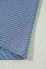 Load image into Gallery viewer, Ashleigh Blue Solid Color Rib Knit Open Front Tunic Cardigan - Fashion Queen -  11
