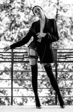 Load image into Gallery viewer, Black Secret BS102 Crotchless Tights
