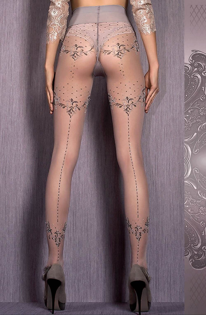 Ballerina 413 Tights Grey - Fashion Queen -  1
