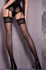 Load image into Gallery viewer, Ballerina 421 Hold Ups Nero (Black) - Fashion Queen -  1
