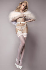 Load image into Gallery viewer, Ballerina 588 Ivory Hold Ups - Fashion Queen -  1
