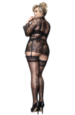Load image into Gallery viewer, Ballerina 596 Black Hold Ups Plus - Fashion Queen -  2
