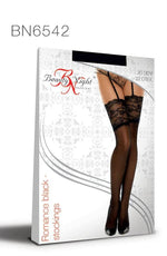 Load image into Gallery viewer, Beauty Night BN6542 Romance Stockings Black - Fashion Queen -  5
