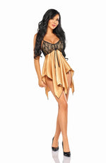 Load image into Gallery viewer, Beauty Night BN6644 Julieta Chemise Gold - Fashion Queen -  8
