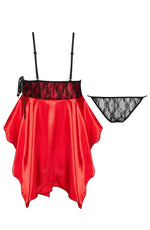 Load image into Gallery viewer, Beauty Night BN6646 Julieta Chemise Red - Fashion Queen -  7
