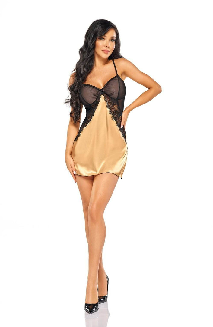 Beauty Night BN6648 Marinela Chemise Gold - Fashion Queen -  2