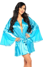 Load image into Gallery viewer, Beauty Night BN6659 Marlene Peignoir Turquoise - Fashion Queen -  1
