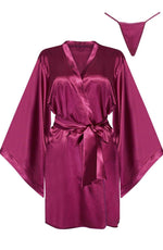 Load image into Gallery viewer, Beauty Night BN6663 Samira Peignoir Burgundy - Fashion Queen -  10
