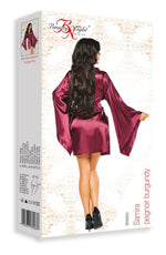 Load image into Gallery viewer, Beauty Night BN6663 Samira Peignoir Burgundy - Fashion Queen -  3
