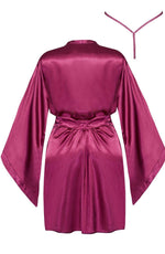 Load image into Gallery viewer, Beauty Night BN6663 Samira Peignoir Burgundy - Fashion Queen -  8
