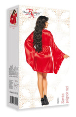 Load image into Gallery viewer, Beauty Night BN6664 Samira Peignoir Red - Fashion Queen -  2
