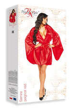 Load image into Gallery viewer, Beauty Night BN6664 Samira Peignoir Red - Fashion Queen -  5
