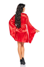 Load image into Gallery viewer, Beauty Night BN6664 Samira Peignoir Red - Fashion Queen -  6
