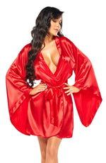 Load image into Gallery viewer, Beauty Night BN6664 Samira Peignoir Red - Fashion Queen -  9
