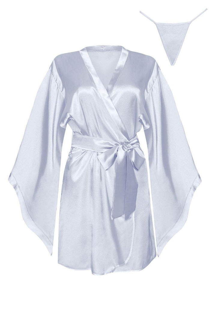 Beauty Night BN6665 Samira Peignoir Silver - Fashion Queen -  3