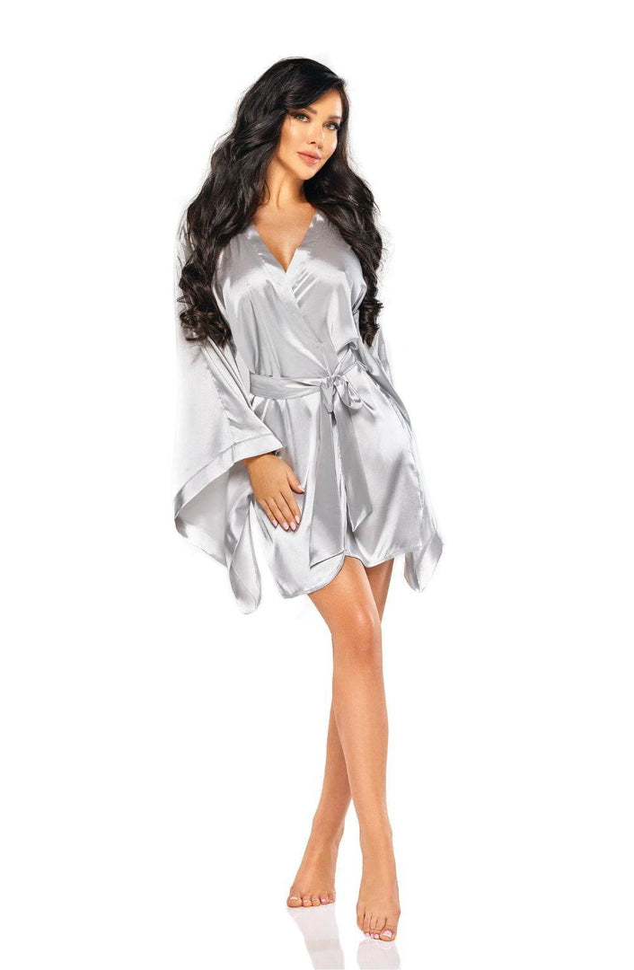 Beauty Night BN6665 Samira Peignoir Silver - Fashion Queen -  7