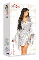 Load image into Gallery viewer, Beauty Night BN6665 Samira Peignoir Silver - Fashion Queen -  8

