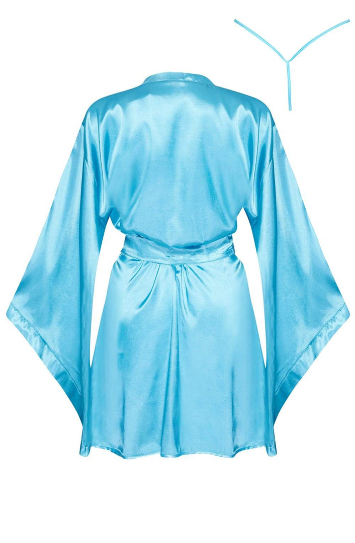 Beauty Night BN6666 Samira Peignoir Turquoise - Fashion Queen -  4