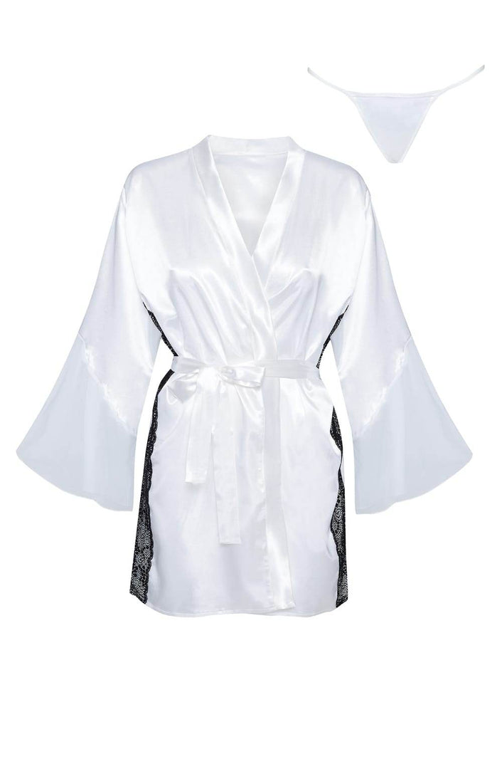 Beauty Night BN6668 Sara Peignoir White - Fashion Queen -  2