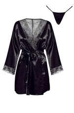 Load image into Gallery viewer, Beauty Night BN6669 Sherie Peignoir Black - Fashion Queen -  2
