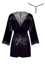 Load image into Gallery viewer, Beauty Night BN6669 Sherie Peignoir Black - Fashion Queen -  4

