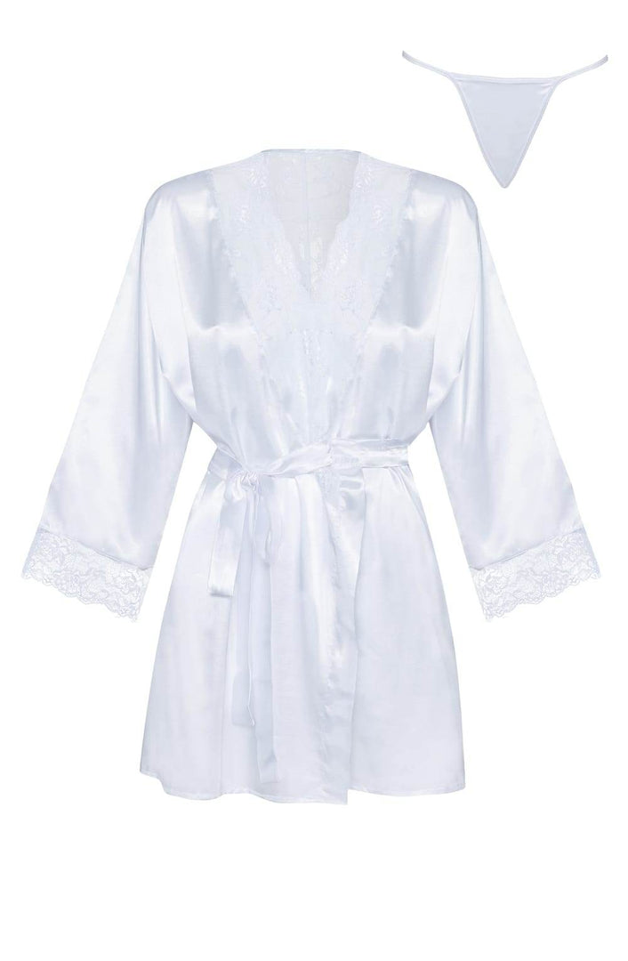 Beauty Night BN6672 Sherie Peignoir White - Fashion Queen -  2