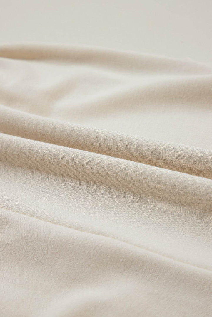 Beige Buttons Smocked Sleeveless Romper - Fashion Queen -  16