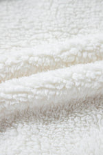 Load image into Gallery viewer, Beige Faux Fur Button Pocketed Lapel Collar Jacket - Fashion Queen -  14

