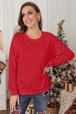 Load image into Gallery viewer, Beige Plain Crew Neck Pullover Sweatshirt - Fashion Queen -  25
