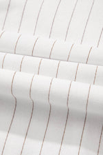 Load image into Gallery viewer, Beige Stripe Spaghetti Strap Pocketed High Waist Maxi Dress - Fashion Queen -  17
