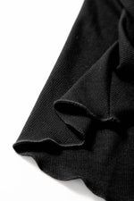 Load image into Gallery viewer, Black A-line Draped High Waist Phone Pocket Lined Skort - Fashion Queen -  10
