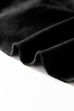 Load image into Gallery viewer, Black A-line Draped High Waist Phone Pocket Lined Skort - Fashion Queen -  11
