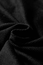 Load image into Gallery viewer, Black A-line Draped High Waist Phone Pocket Lined Skort - Fashion Queen -  13
