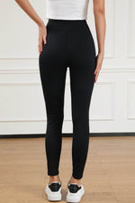 Load image into Gallery viewer, Black Arched Waist Seamless Active Leggings - Fashion Queen -  13
