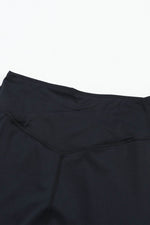 Load image into Gallery viewer, Black Arched Waist Seamless Active Leggings - Fashion Queen -  17
