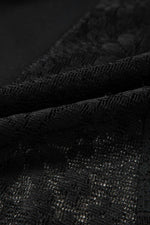 Load image into Gallery viewer, Black Boho Lace Patchwork Wide Leg High Waist Pants - Fashion Queen -  14
