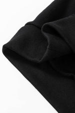 Load image into Gallery viewer, Black Bowknot Dewback Round Neck Sweatshirt - Fashion Queen -  21
