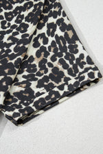Load image into Gallery viewer, Black Cheetah Printed Casual Tee and Shorts Lounge Set - Fashion Queen -  12
