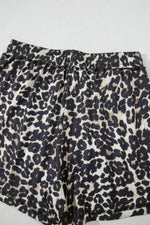 Load image into Gallery viewer, Black Cheetah Printed Casual Tee and Shorts Lounge Set - Fashion Queen -  18
