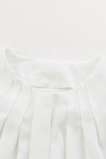Load image into Gallery viewer, Black Crew Neck Gathered Stretch Cuff Shirt - Fashion Queen -  15
